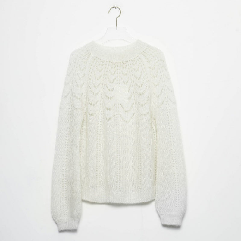 Mohair Blend Knit Sweater