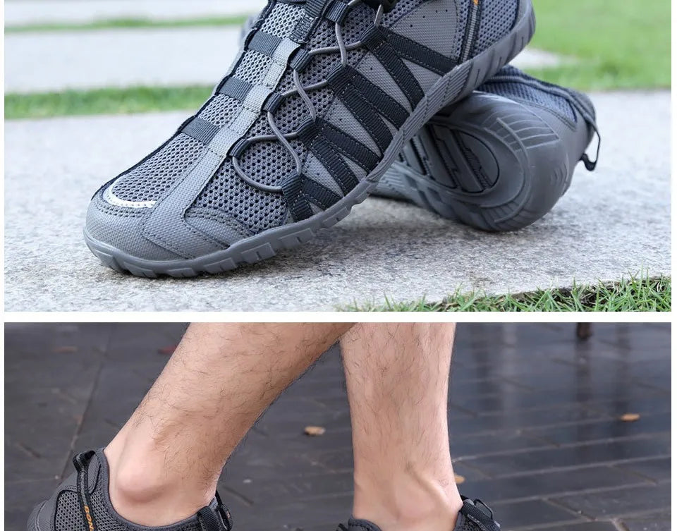 Men Lace Up Athletic Shoes